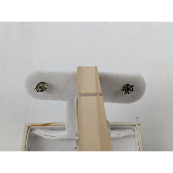 Sterling Silver 925 Harley Davidson Stud Post Earrings Cubic Zirconia - Picture 3 of 16